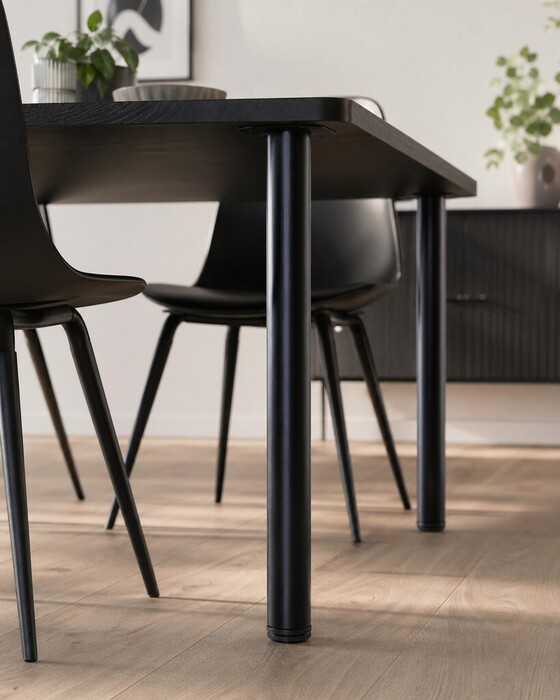 Bordsben Ø60 mm x 70 cm Stål Svart Home>it